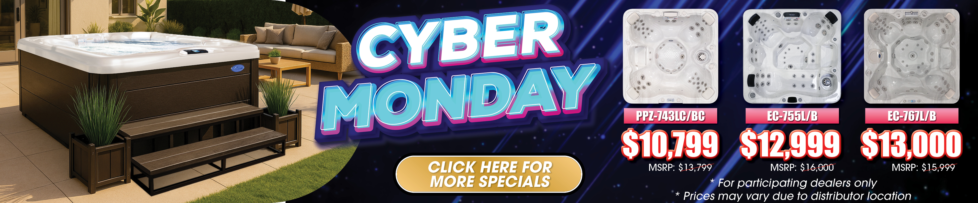 Calspas hot tub being used in a family setting - Stockton