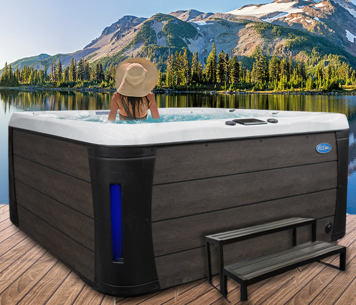 Calspas hot tub being used in a family setting - hot tubs spas for sale Stockton